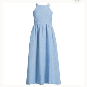 Lands’ End denim maxi dress size 1X